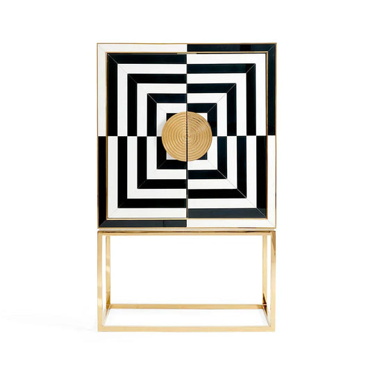 Jonathan Adler Op Art Bar BAR + BAR CARTS