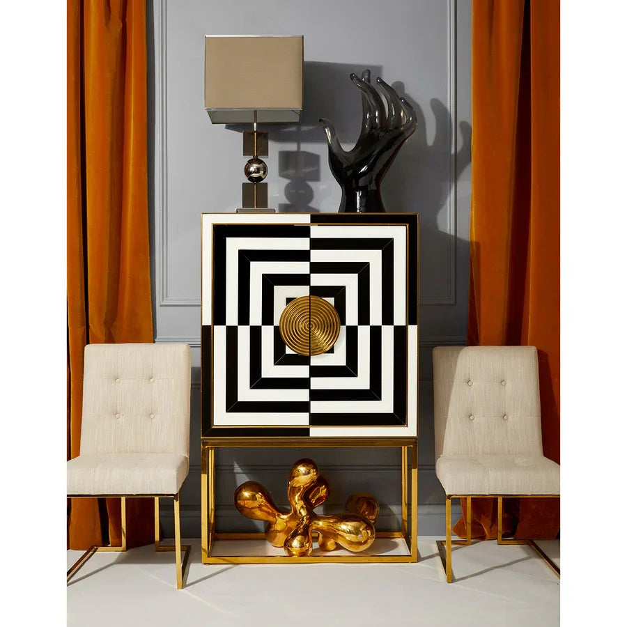 Jonathan Adler Op Art Bar BAR + BAR CARTS