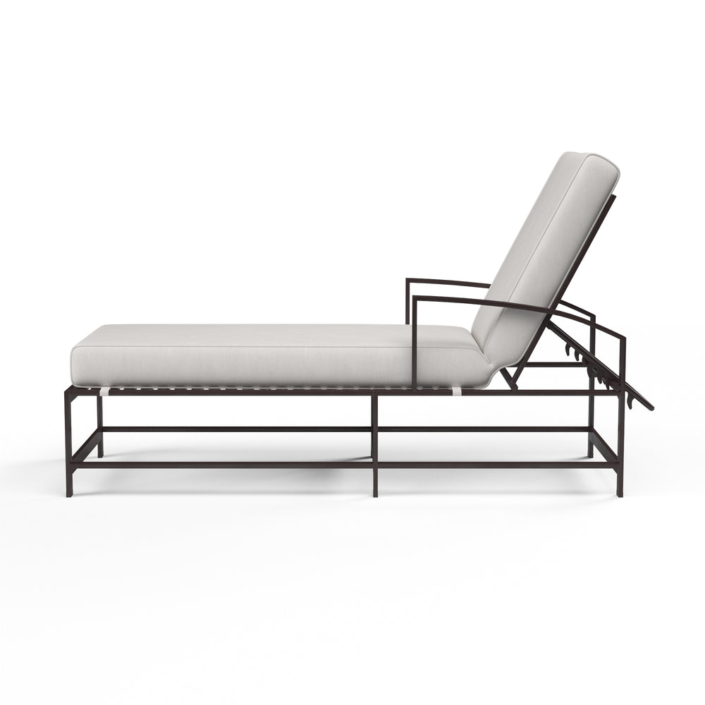 American Home Furniture | Sunset West - La Jolla Chaise in Canvas Flax w/ Self Welt