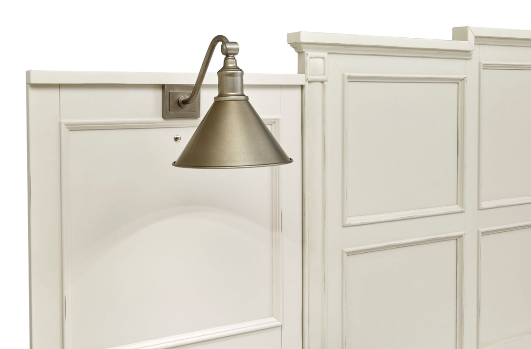 Willowbrook Egg Shell White Queen Wall Panel Bed - B5324-54B