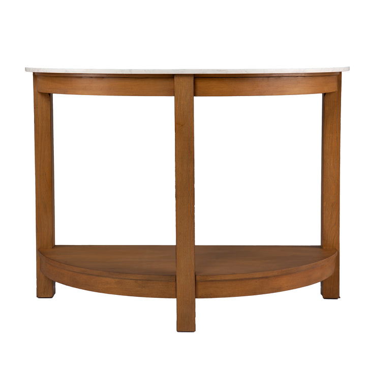 American Home Furniture | SEI Furniture - Chandlen Demilune Console Table