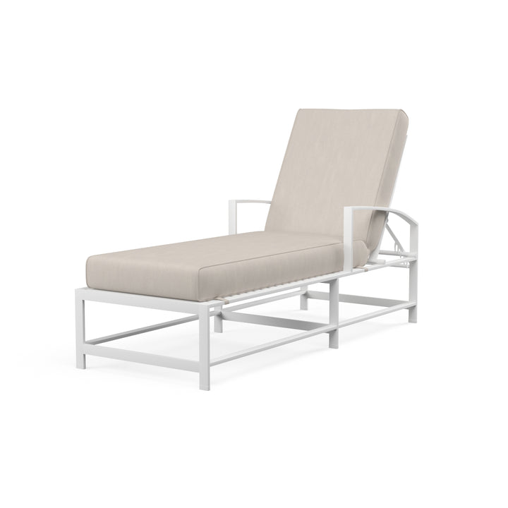 American Home Furniture | Sunset West - Bristol Chaise in Canvas Flax w/ Self Welt