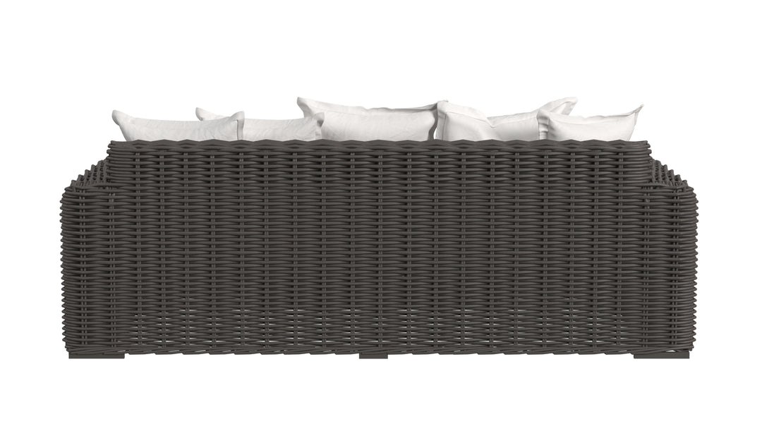 Cabo Loveseat in Soothe Pearl w/ Flange Welt