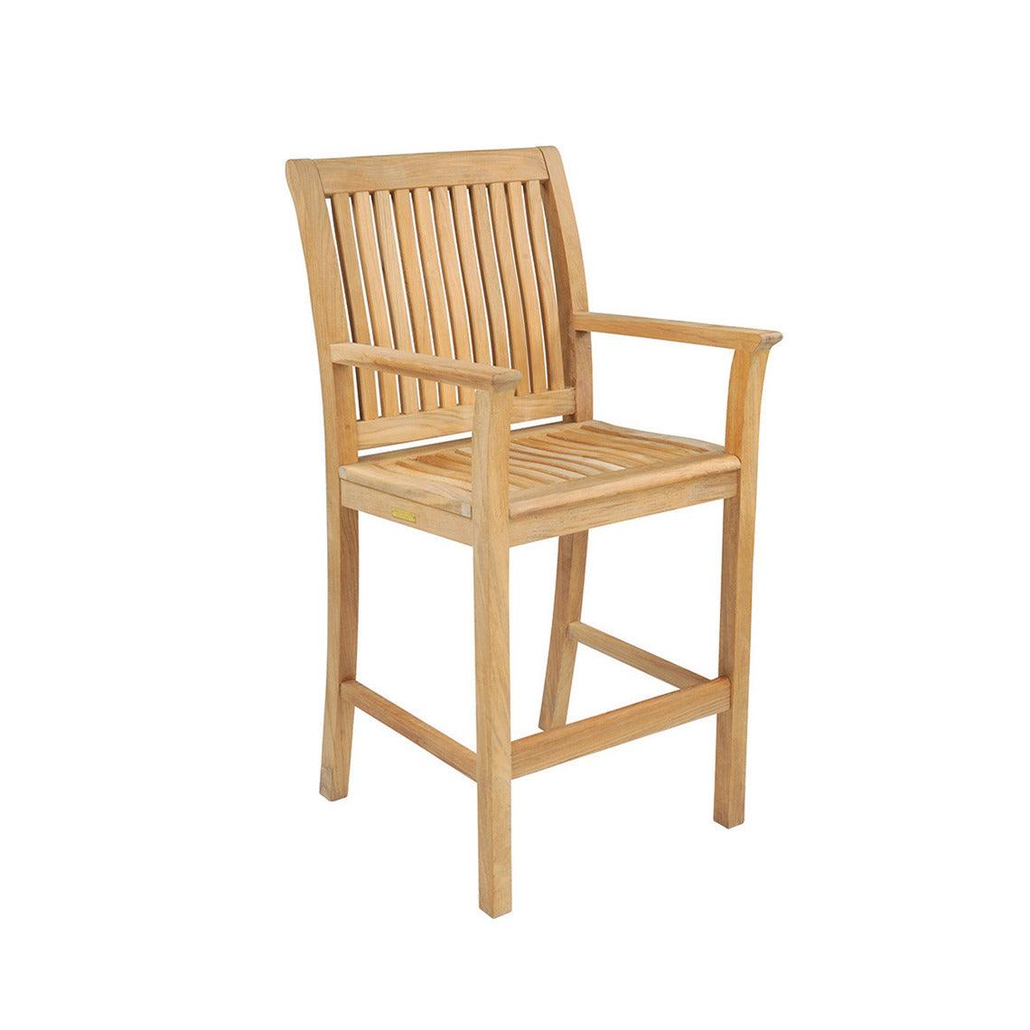Kingsley Bate Chelsea Bar Chair W/Arms - 28" Sh; 36" Ah OUTDOOR BAR STOOLS