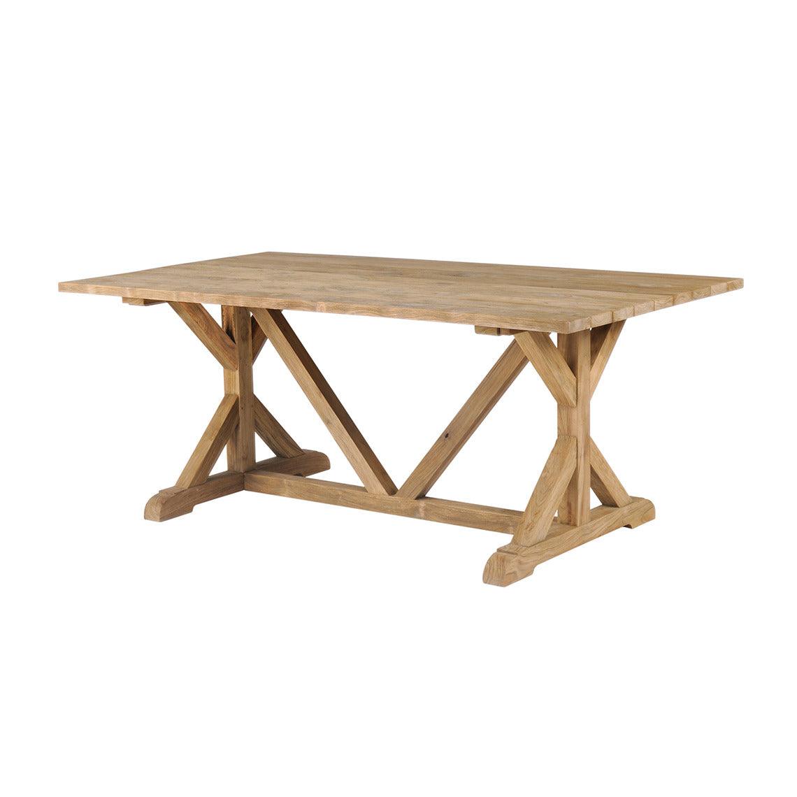 Kingsley Bate Provence 73" x 39" Rectangle Farmhouse Table Distressed/Rustic OUTDOOR DINING TABLES