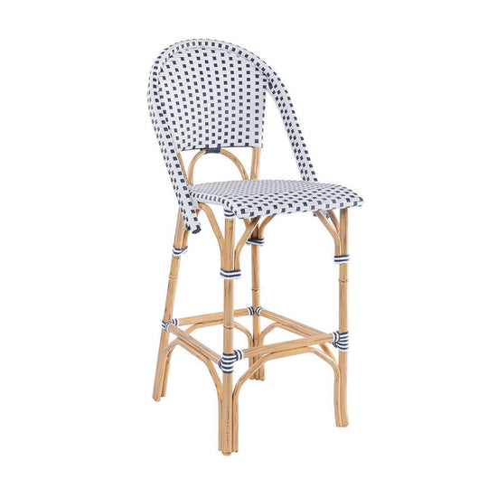 Kingsley Bate Café Armless Bar Chair OUTDOOR BAR STOOLS