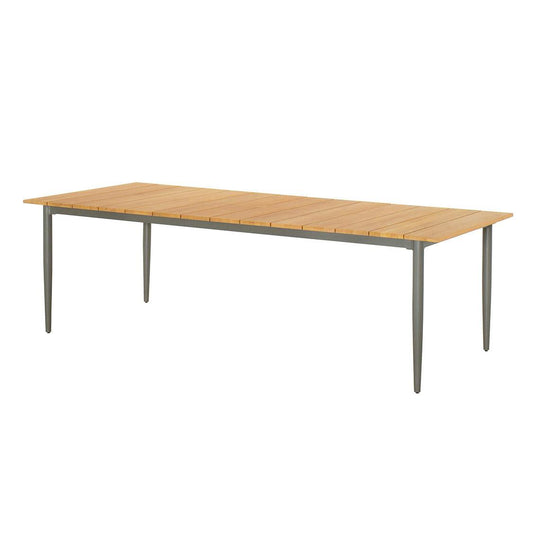 Kingsley Bate La Jolla Rectangle Dining Table w/Teak Top OUTDOOR DINING TABLES