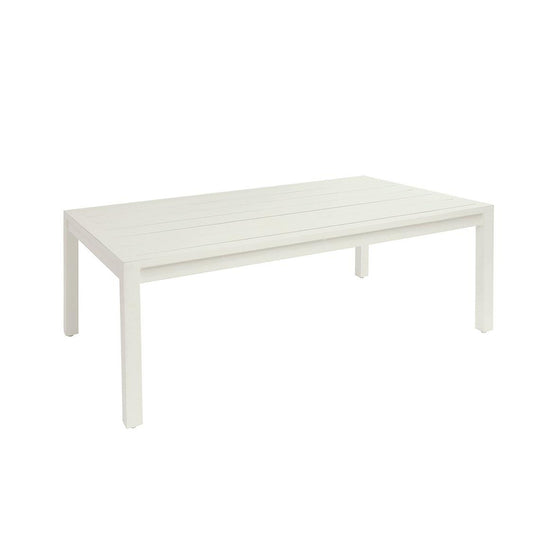 Kingsley Bate Catherine 47" X 28" Rectangle Coffee Table Aluminum OUTDOOR COFFEE TABLES