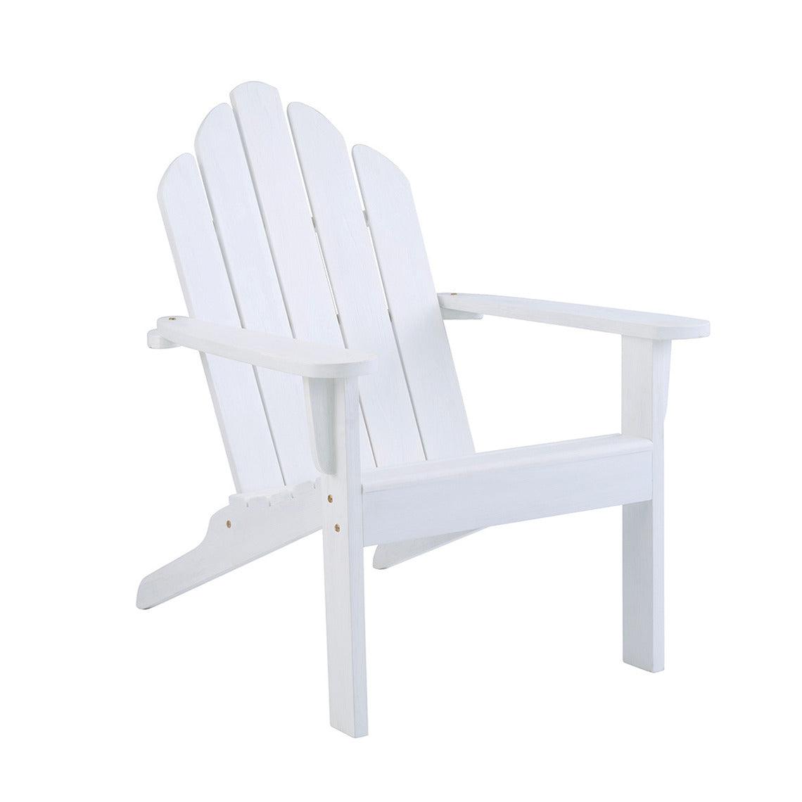 Kingsley Bate Adirondack Chair - Distressed/Antiqued White OUTDOOR CHAISE LOUNGES