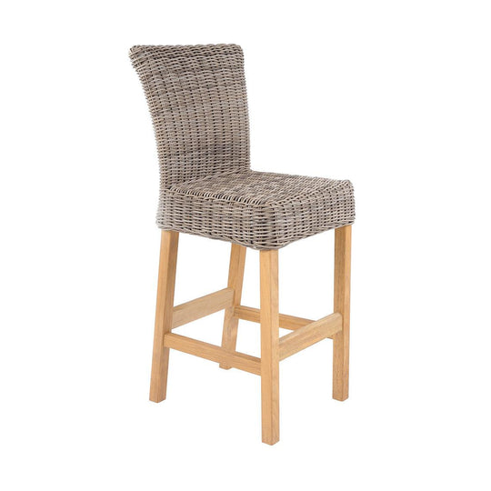 Kingsley Bate Sag Harbor Armless Bar Chair - Set of 2 OUTDOOR BAR STOOLS