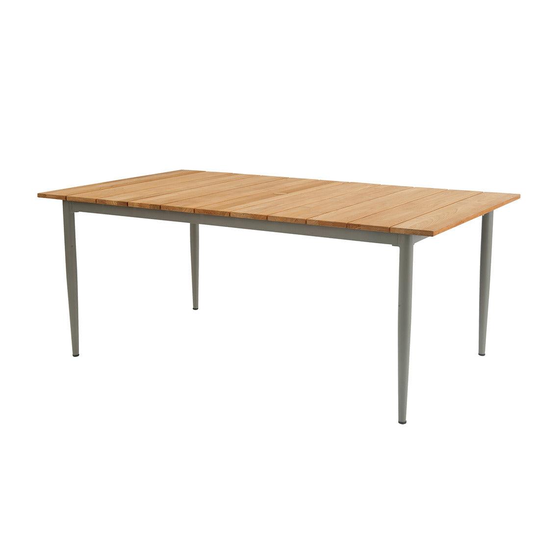 Kingsley Bate La Jolla Rectangle Dining Table W/Teak Top OUTDOOR DINING TABLES