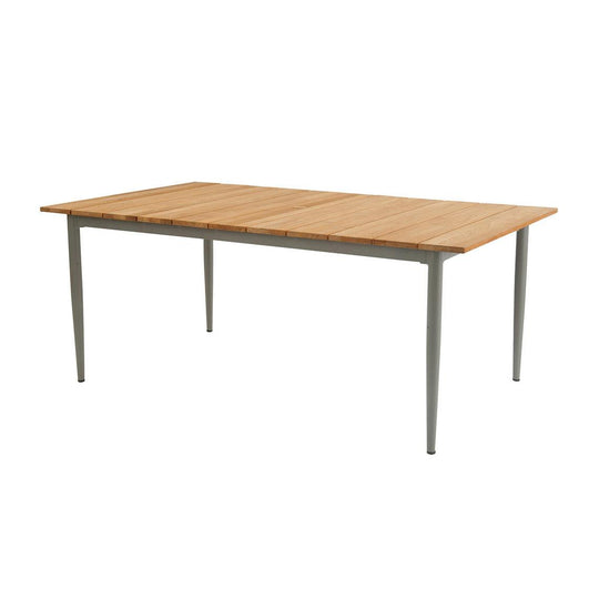 Kingsley Bate La Jolla Rectangle Dining Table W/Teak Top OUTDOOR DINING TABLES
