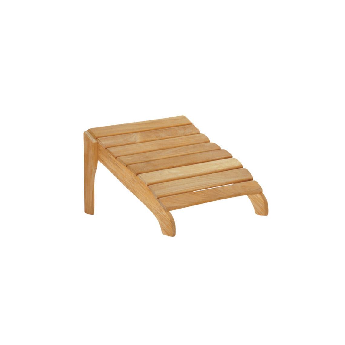 Kingsley Bate Adirondack Ottoman - Gd A Teak OUTDOOR BENCHES