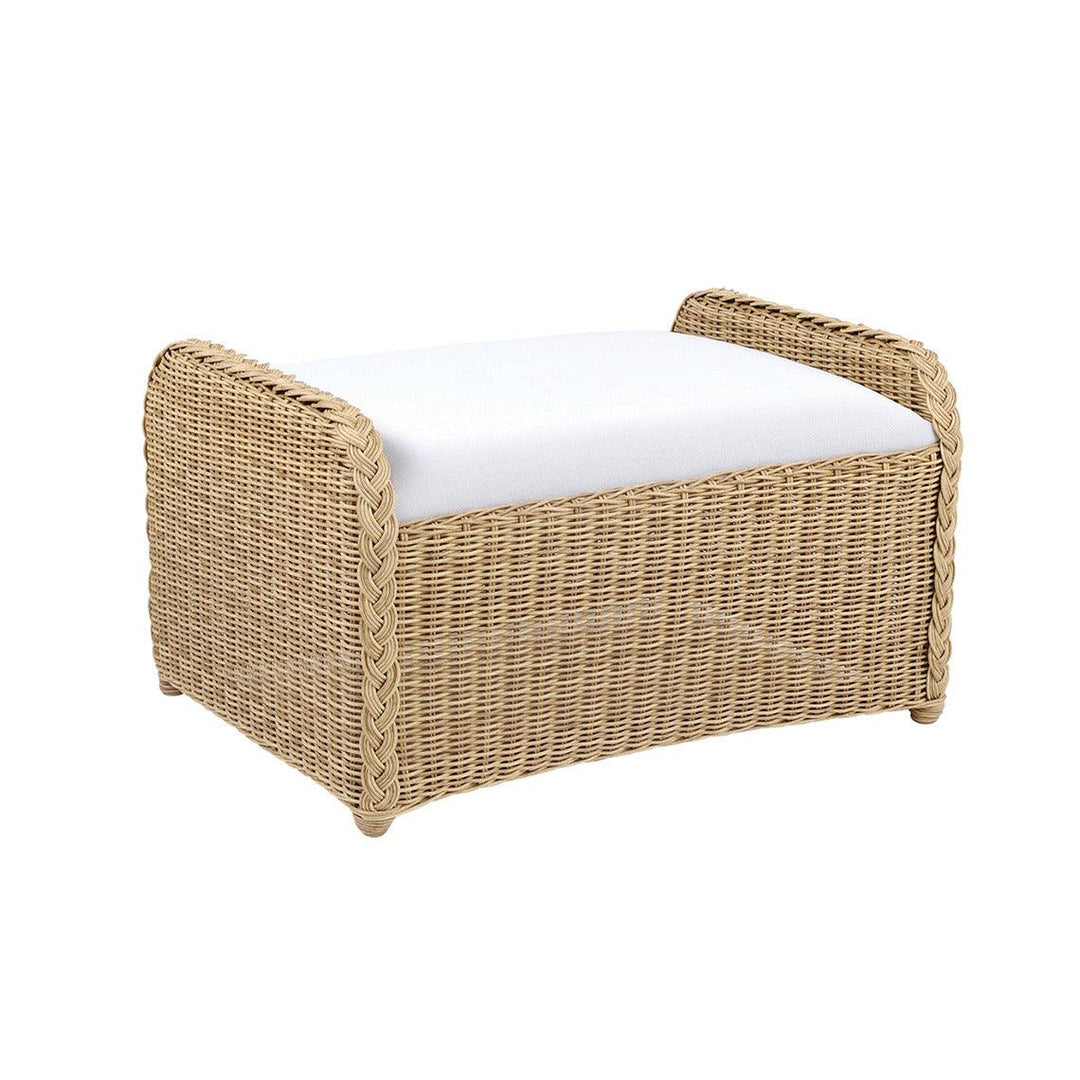 Quogue Club Ottoman - AmericanHomeFurniture