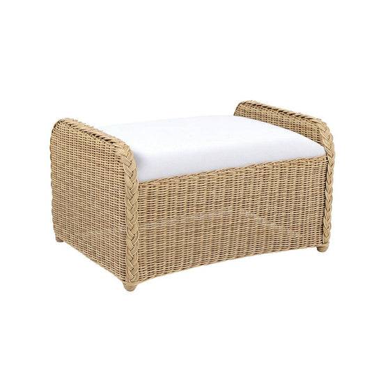 Kingsley Bate Quogue Club Ottoman OUTDOOR BENCHES