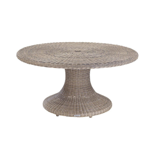 Kingsley Bate Sag Harbor 60" Round Dining Table w/Glass OUTDOOR DINING TABLES
