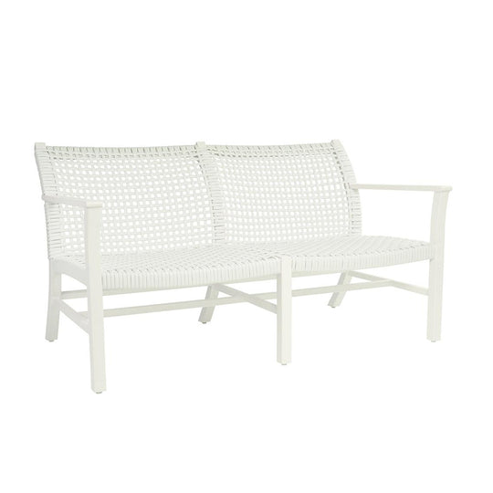 Kingsley Bate Catherine Club Settee Aluminum OUTDOOR SOFAS + SECTIONALS