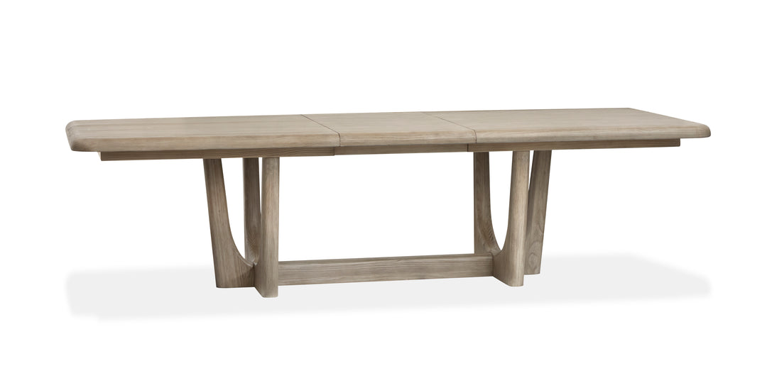 Braelyn Dorian Grey Extendable Trestle Dining Table - D5874-21