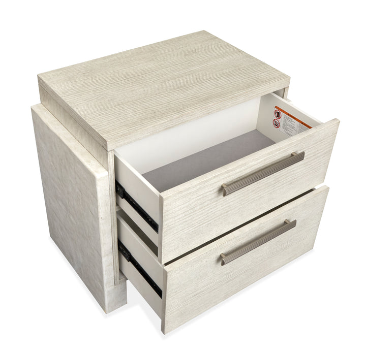 Lorelei Misty Cloud Drawer Nightstand - B5893-01