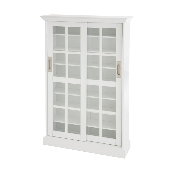 American Home Furniture | SEI Furniture - Media Cabinet w/ Sliding Doors - White