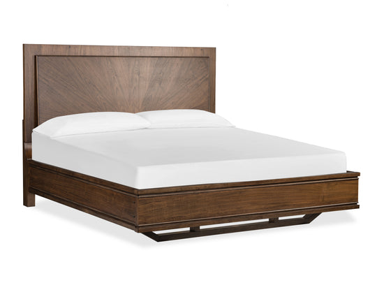 Selena Brown Queen Panel Bed - B6607-54