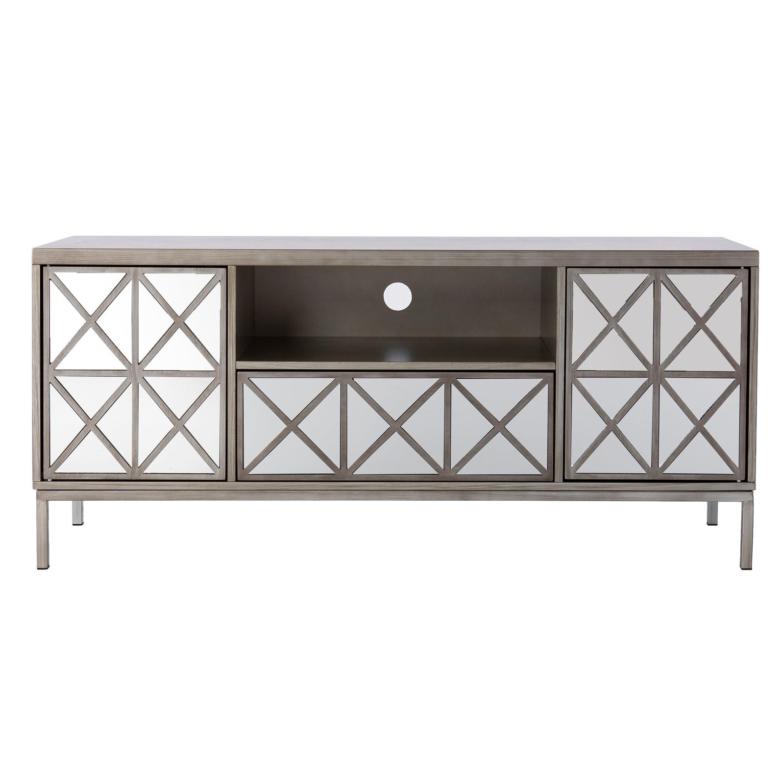 SEI Furniture Downley Storage TV/Media Stand MEDIA + TV STANDS