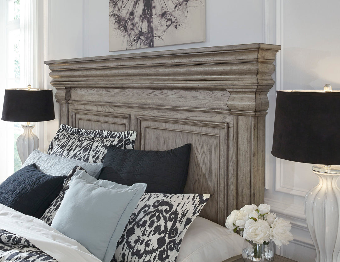 Madison Ridge Heritage Taupe California King Panel Bed - P091-BR-K5