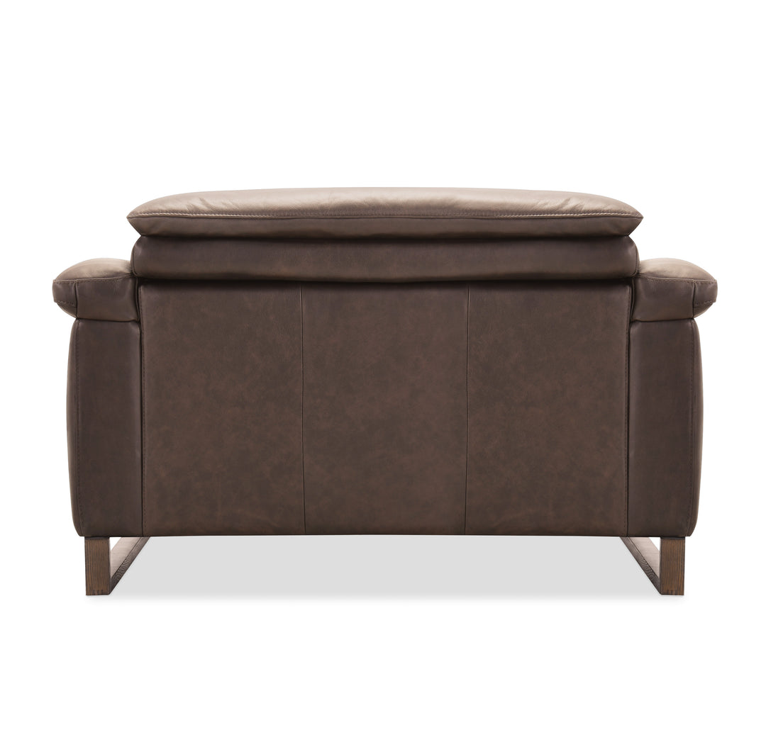 43.2"L x 53.5"W x 32.2"H/Dark wood finish