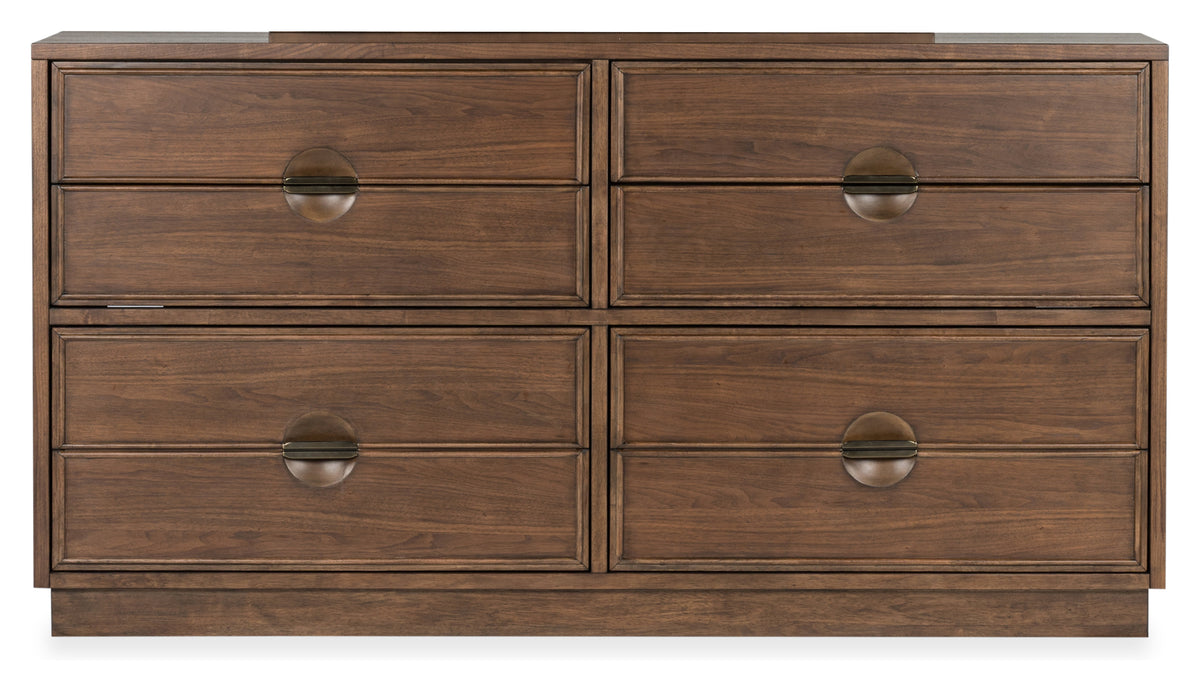 Selena Brown Double Drawer Dresser - B6607-22