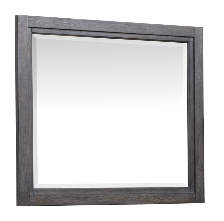 Plum Creek Ravenwood Black Drawer Dresser With Landscape Mirror - B5990-2040