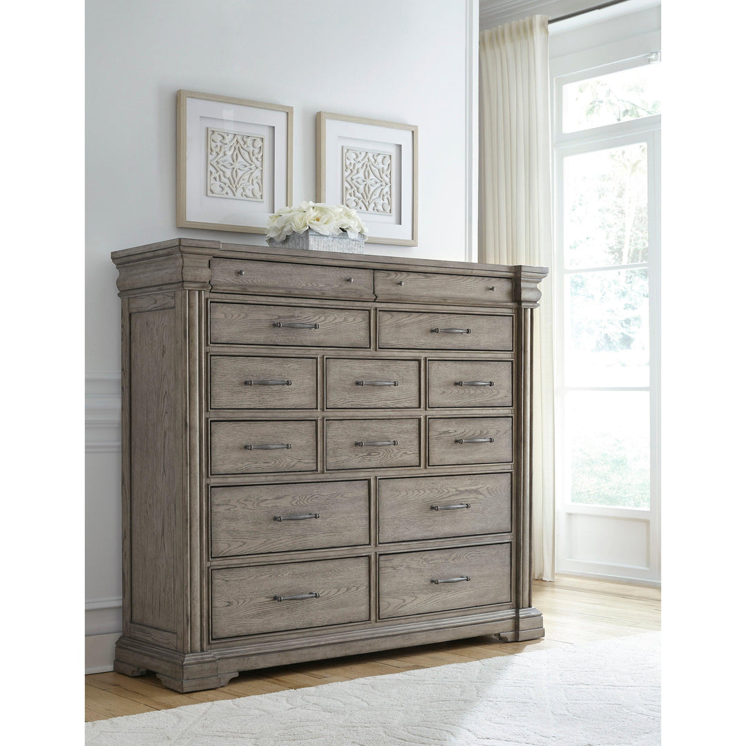 Madison Ridge 14 Drawer Master Dresser - AmericanHomeFurniture