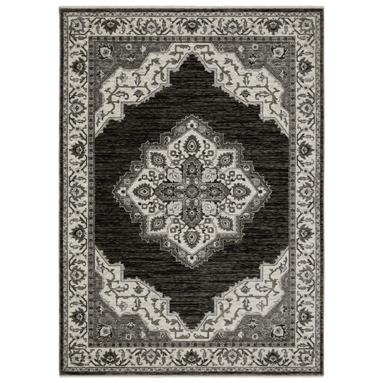 Charcoal/Ivory