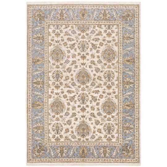 Ivory/Blue