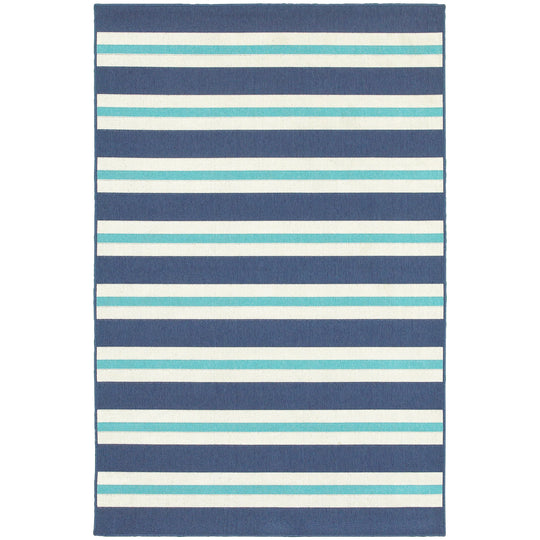 Blue/Ivory