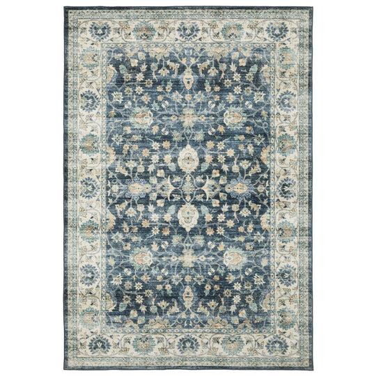 Blue/Ivory