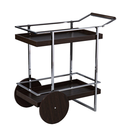 SEI Furniture Dorben Rolling Bar Cart BAR + BAR CARTS