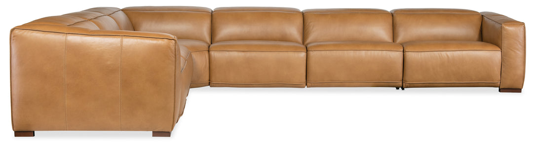 American Home Furniture | Hooker Furniture - Fresco 6 Seat Power Recline Sectional 3-PWR