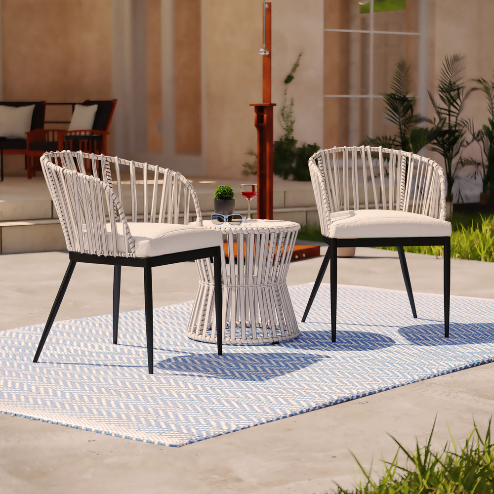 American Home Furniture | SEI Furniture - Melilani Outdoor Chairs w/ Cushions – 2pc Set