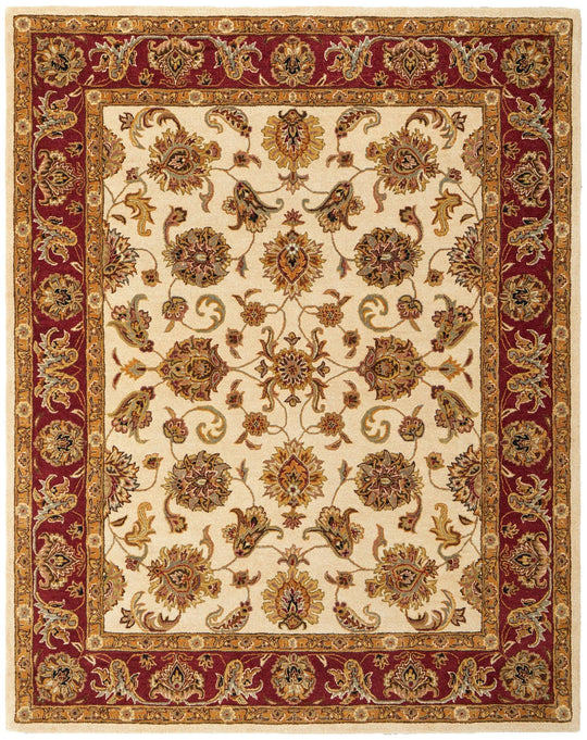 Rectangle/Ivory-Red