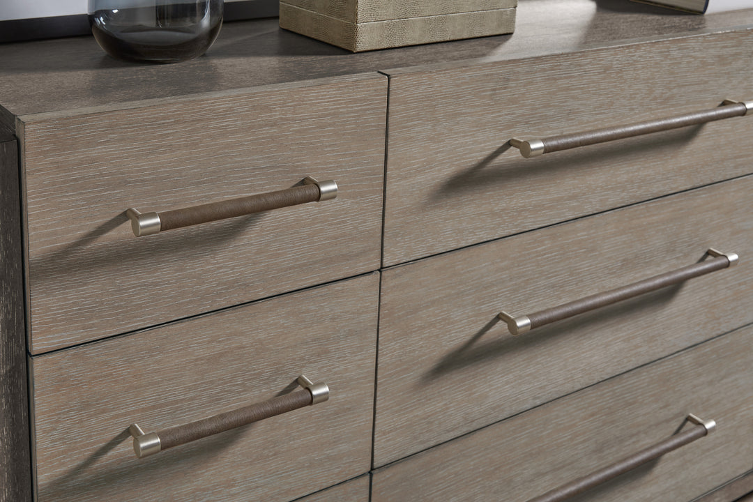 Anderson Park Moose Trail And Frontier Brown 9 Drawer Dresser - P402100