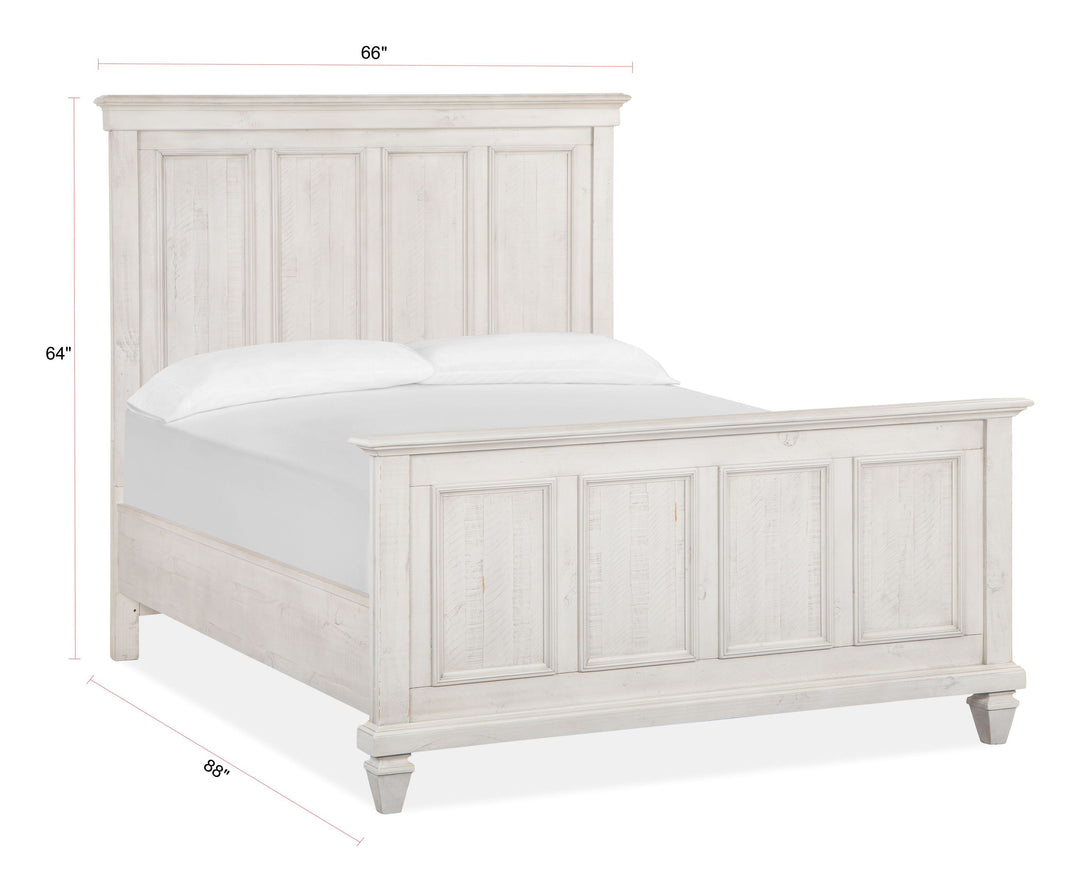 Newport Alabaster Queen Panel Bed - B5430-54