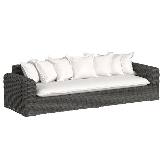 Cabo Sofa in Soothe Pearl w/ Flange Welt