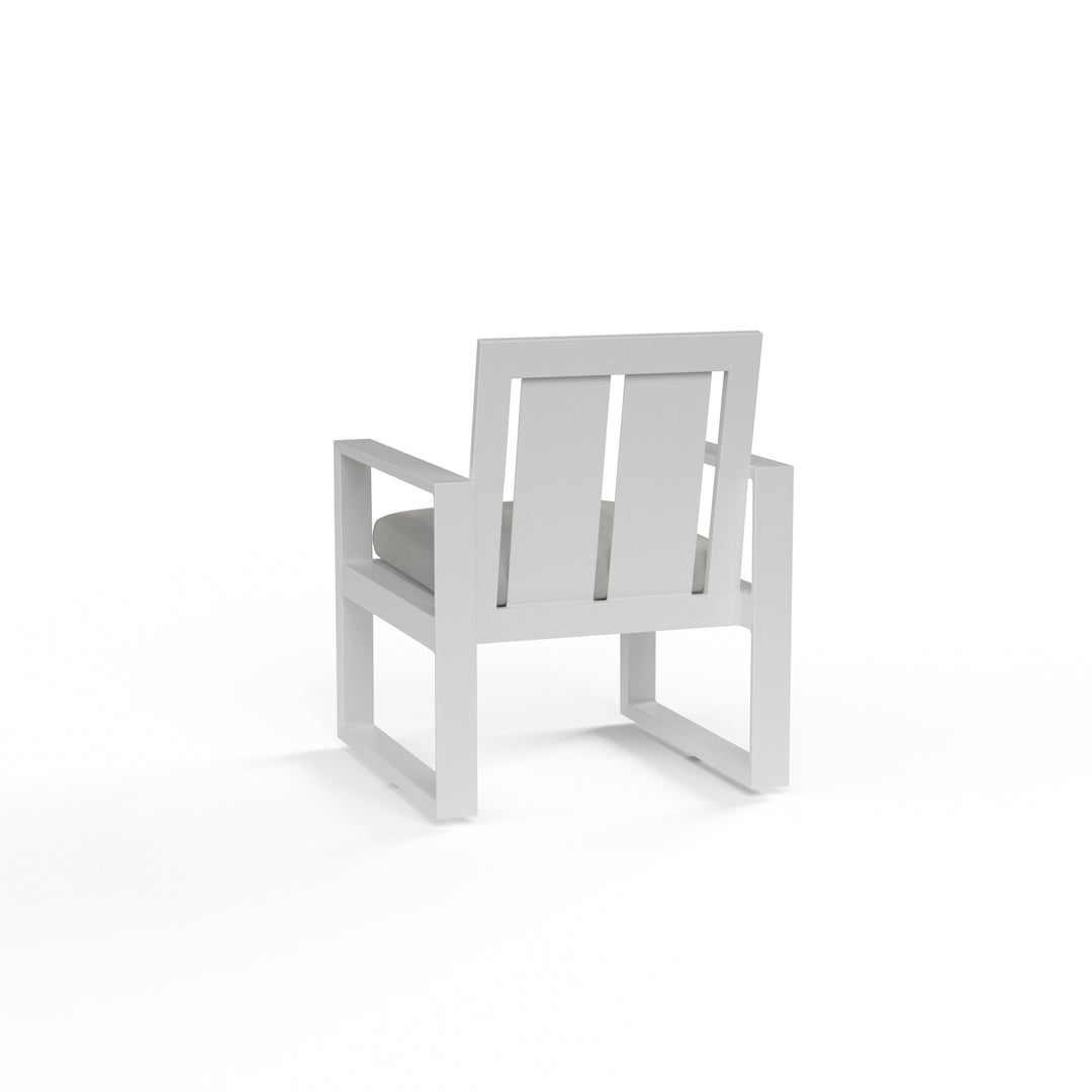 American Home Furniture | Sunset West - Newport Dining Chair in Cast Silver, No Welt