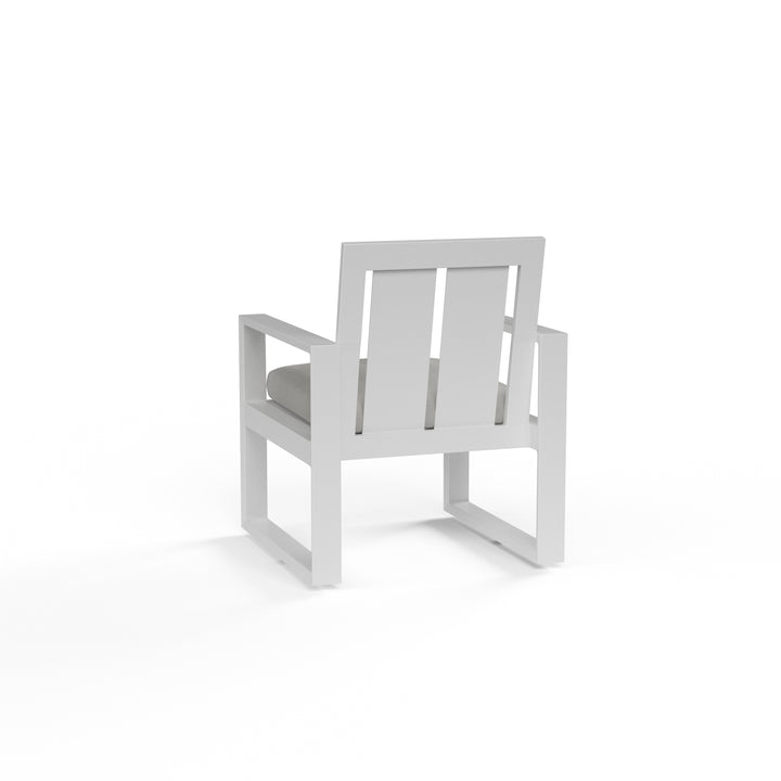 American Home Furniture | Sunset West - Newport Dining Chair in Cast Silver, No Welt