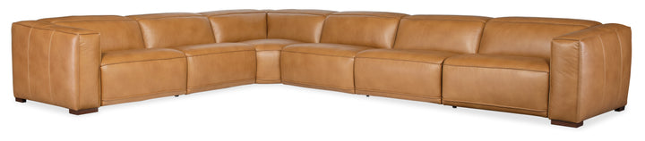 American Home Furniture | Hooker Furniture - Fresco 6 Seat Power Recline Sectional 3-PWR