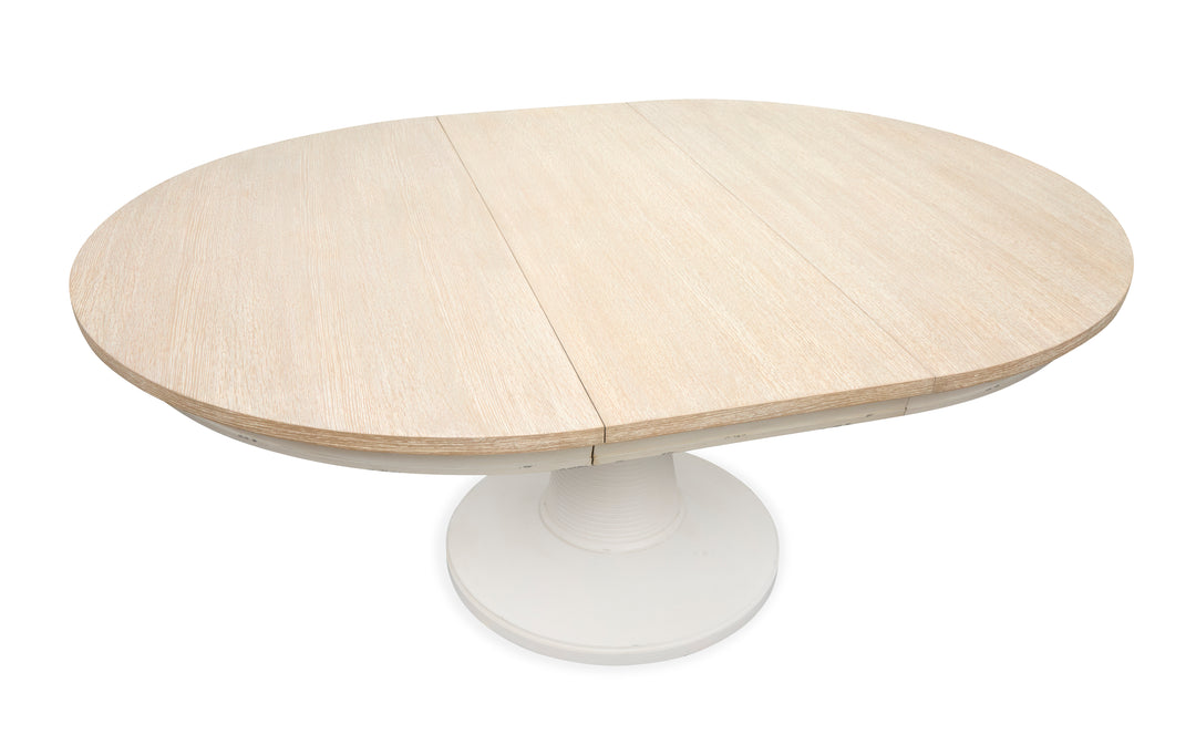 Echo Isles Sea Pearl And Driftwood Extendable 54" Round Dining Table - D6310-24