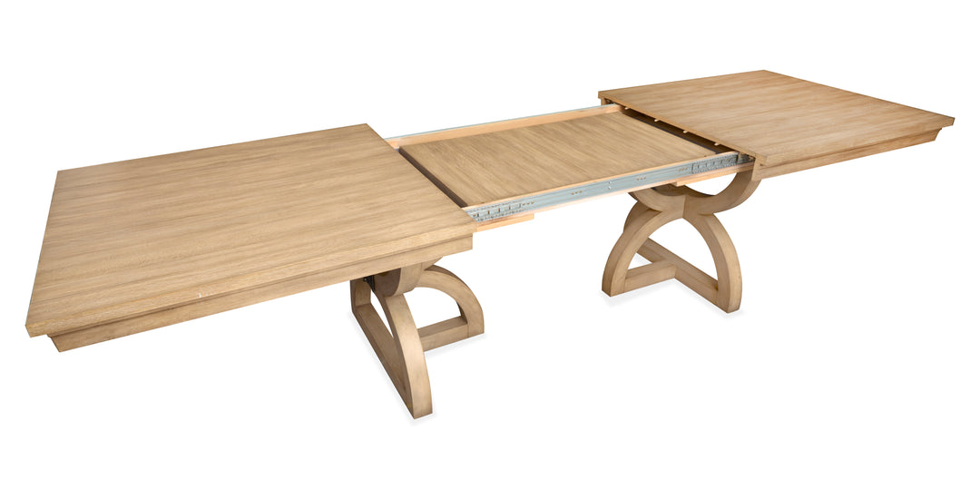 Coventry Honey Maple Extendable Trestle Dining Table - D6480-21
