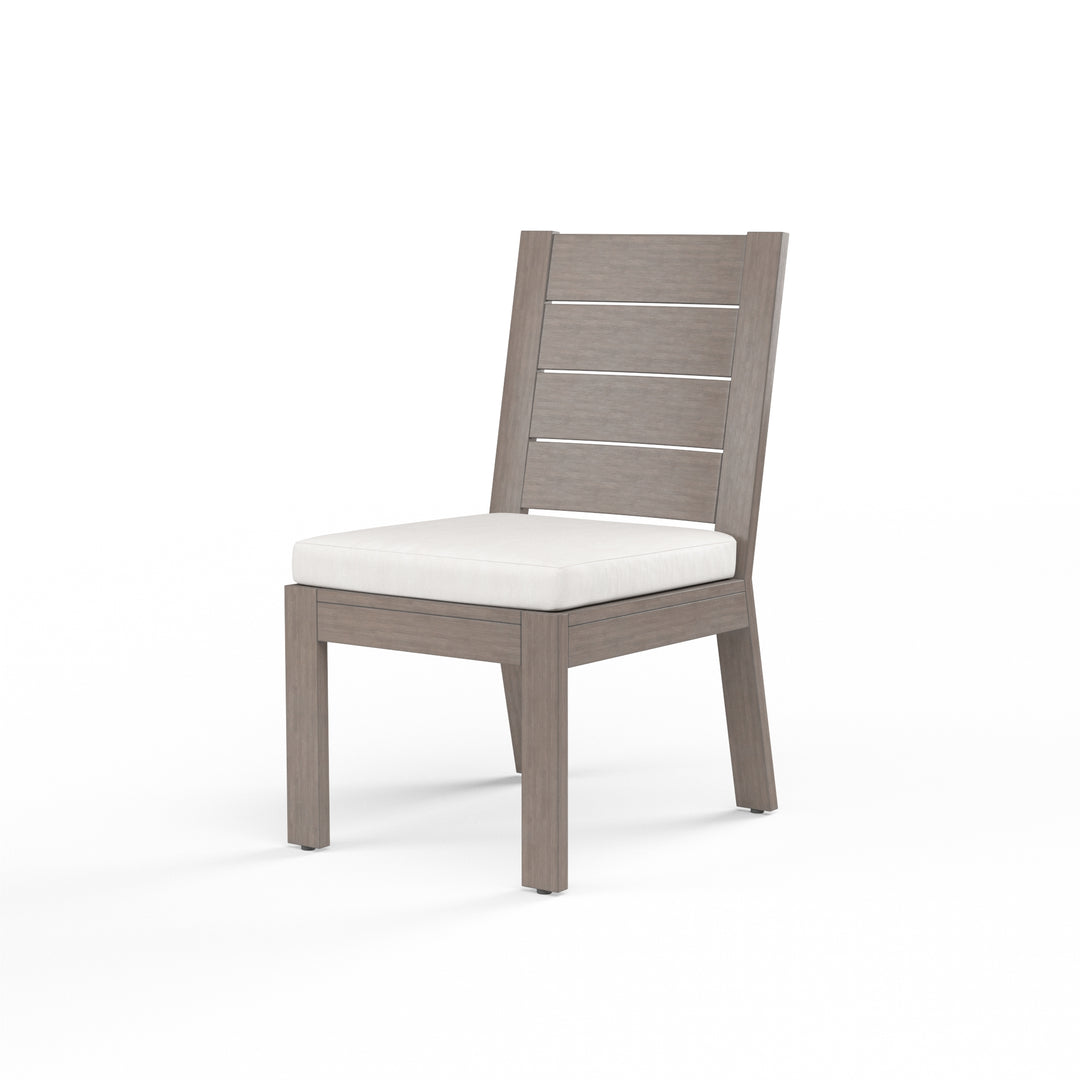 American Home Furniture | Sunset West - Laguna Armless Dining Chair in Canvas Flax, No Welt