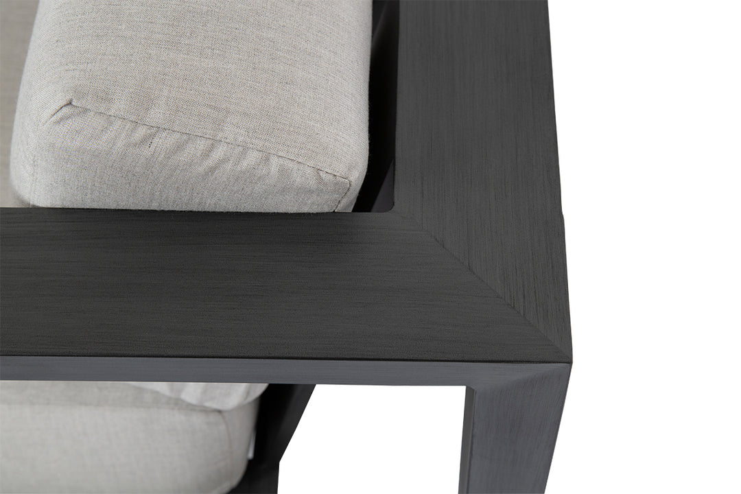 Redondo Armless Dining Chair in Canvas Skyline, No Welt