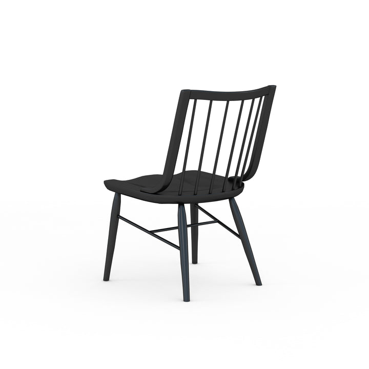 American Home Furniture | A.R.T. Furniture - Frame Windsor Side Chair, Black - Set of 2